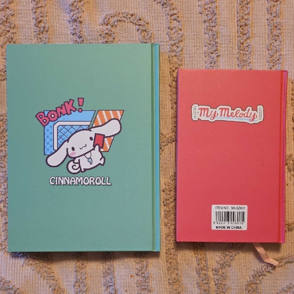 Cinnamoroll and My Melody Notebooks - Picture 2 of 11